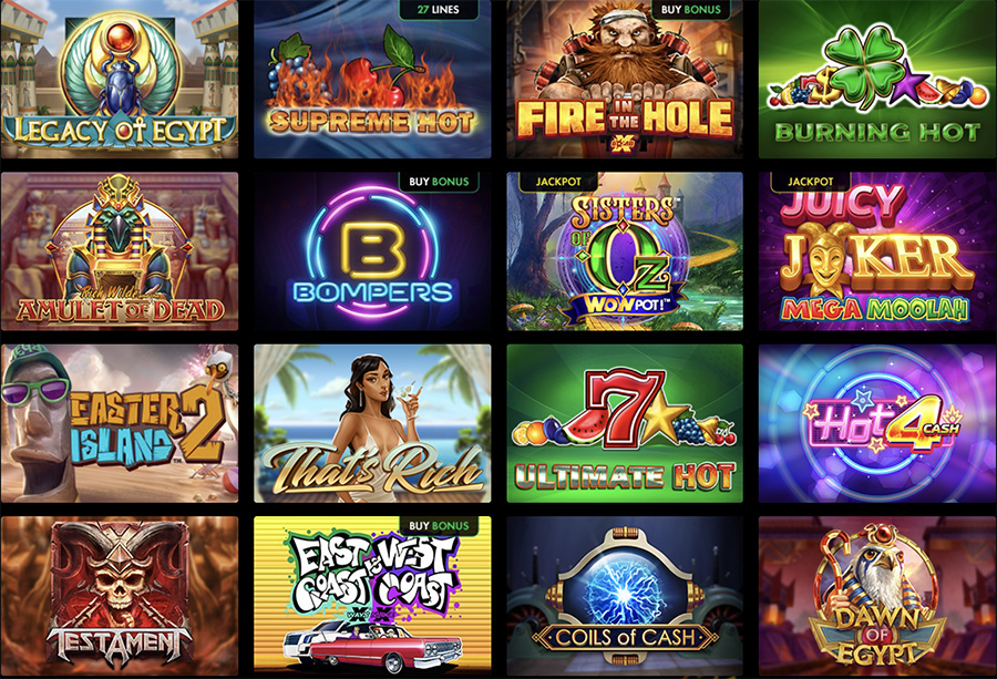 Перечень игровых автоматов доступных на Pokermatch